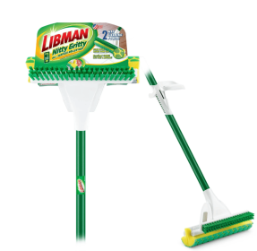 Libman Nitty Gritty Roller Mop with Scrub Brush