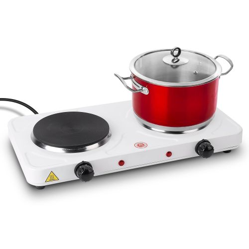 2000W Double Electric Burner Portable Dual Counter Stove Countertop Hot Plate Kitchen Cooker Stove with 5 Gear Temperature Control 2000W Double Electric Burner Portable Dual Counter Stove Countertop Hot Plate Kitchen Cooker Stove with 5 Gear Temperature Control