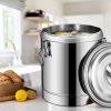 SOGA 12L Stainless Steel Insulated Stock Pot Hot & Cold Beverage Container