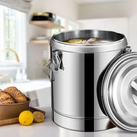 SOGA 35L Stainless Steel Insulated Stock Pot Dispenser Hot & Cold Beverage Container With Tap