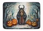 Krampus The Christmas Demon Spooky Halloween Memory Foam Kitchen Mat Machine Washable Anti-Fatigue Mat Cushion Comfort Bath Mat or Kitchen Rug