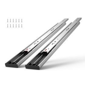 VEVOR 6 Pairs of 20 Inch Drawer Slides Side Mount Rails, Heavy Duty Full Extension Steel Track