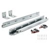 VEVOR 6 Pairs of 18 Inch Drawer Bottom Side Mount Rails, Heavy Duty Full Ball Bearing Extension Steel Track