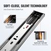 VEVOR 6 Pairs of 20 Inch Drawer Slides Side Mount Rails, Heavy Duty Full Extension Steel Track