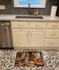 Norwich Terrier Fall Kitchen Pumpkins Memory Foam Kitchen Mat Machine Washable Anti-Fatigue Mat Cushion Comfort Bath Mat or Kitchen Rug