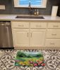 North Dakota Wild Prairie Roses in Watercolor Memory Foam Kitchen Mat Machine Washable Anti-Fatigue Mat Cushion Comfort Bath Mat or Kitchen Rug