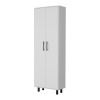 Fagan 2-Door 5-Shelf Kitchen Pantry White