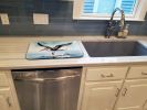 Black Skimmer Dish Drying Mat Absorbent Dish Drying Mat Pad for Kitchen Counter Dish Drainer Mat for Countertop, 14 x 21", Multicolor