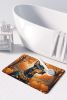 Doberman Pinscher Fall Memory Foam Kitchen Mat Machine Washable Anti-Fatigue Mat Cushion Comfort Bath Mat or Kitchen Rug