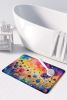 Scabiosa in Color Memory Foam Kitchen Mat Machine Washable Anti-Fatigue Mat Cushion Comfort Bath Mat or Kitchen Rug