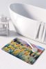 New Mexico Yucca Flower in Watercolor Memory Foam Kitchen Mat Machine Washable Anti-Fatigue Mat Cushion Comfort Bath Mat or Kitchen Rug