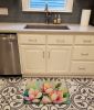 Mississippi Magnolia in Watercolor Memory Foam Kitchen Mat Machine Washable Anti-Fatigue Mat Cushion Comfort Bath Mat or Kitchen Rug