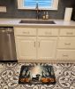 Dachshund Spooky Halloween Memory Foam Kitchen Mat Machine Washable Anti-Fatigue Mat Cushion Comfort Bath Mat or Kitchen Rug
