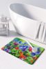 Illinois Violet in Watercolor Memory Foam Kitchen Mat Machine Washable Anti-Fatigue Mat Cushion Comfort Bath Mat or Kitchen Rug