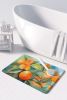 Florida Orange Blossom in Watercolor Memory Foam Kitchen Mat Machine Washable Anti-Fatigue Mat Cushion Comfort Bath Mat or Kitchen Rug