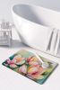 Mississippi Magnolia in Watercolor Memory Foam Kitchen Mat Machine Washable Anti-Fatigue Mat Cushion Comfort Bath Mat or Kitchen Rug