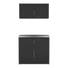 Cabinet Set Zeus, Garage, Black