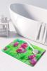 Vermont Red Clover in Watercolor Memory Foam Kitchen Mat Machine Washable Anti-Fatigue Mat Cushion Comfort Bath Mat or Kitchen Rug