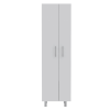 Hayne 9-Shelf 2-Door 2-piece Kitchen Set, Kitchen Island and Pantry White and Light Oak