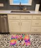 Samoyed Hippie Dawg Memory Foam Kitchen Mat Machine Washable Anti-Fatigue Mat Cushion Comfort Bath Mat or Kitchen Rug
